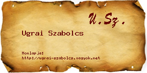 Ugrai Szabolcs névjegykártya